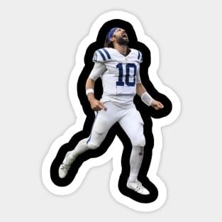 Gardner Minshew yell Sticker